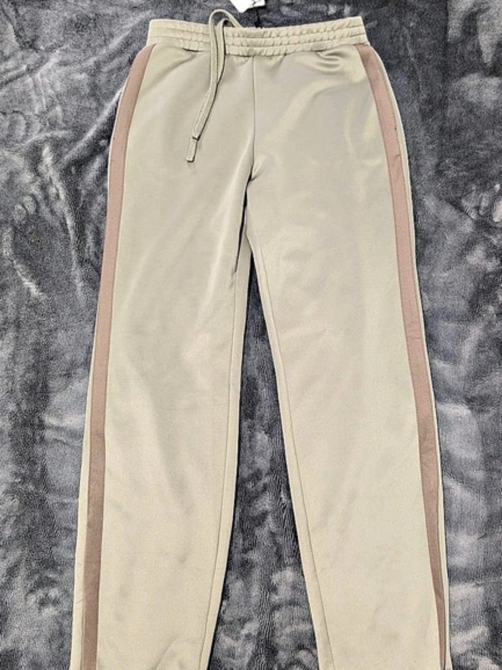 Zara Beige & Pink Side Stripe Pants